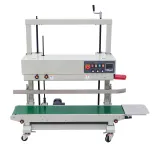 Machine de cachetage verticale de contact FR-1100V le cachetage vertical de sac de PE et la machine de conditionnement thermoscellante - Machine de cachetage - foodmachtech